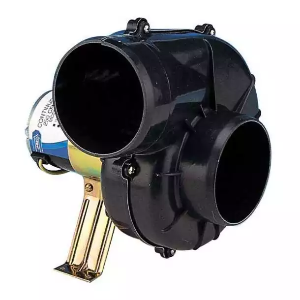 Ventilateur orientable sur étrier heavy-duty 7,1 m3/mn 24V diamètre 100mm