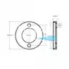 Anode alu collerette Volvo Penta Sail Drive 80S 100S OEM 875810