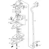 Kit pompe à eau DF4/6 (2003-07) Suzuki 17400-98661 SIE18-3266