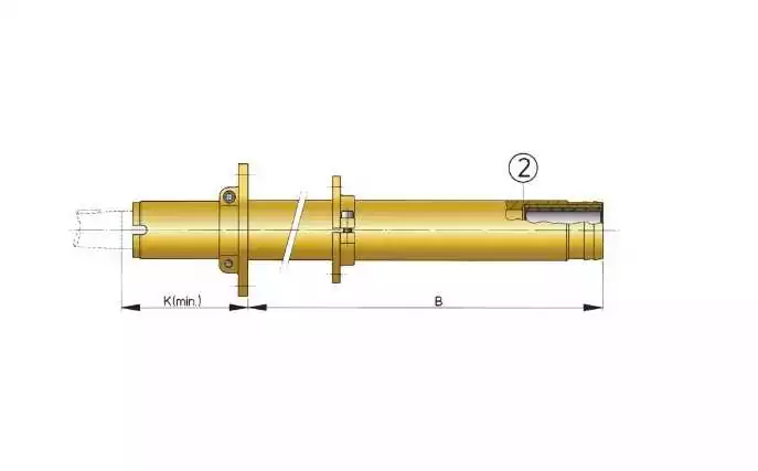 Troisieme bague pour tube d'étambot diamètre 40 mm