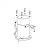Moteur 10 kW 24V avec protection thermique pour BTQ 250-240 Kgf