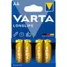 Piles LR06 Varta Longlife BLISTER DE 4