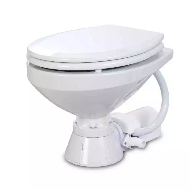 WC électrique Compact 24V dimensions 350 x 430 x 350mm refoulement 25-38mm