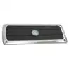 Marche pied antidérapant 213x57mm encadrement inox poli miroir éclairage LED BLANC