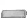 Marche pied en laiton chromé et caoutchouc 230x80mm