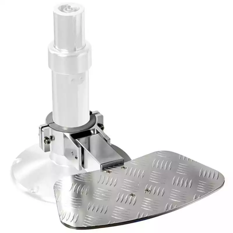 Marche pied pliant en aluminium anodisé 400x220x410mm