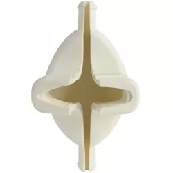 Embout de barre de flèche cable 8mm thermoplastique souple fixation rapide