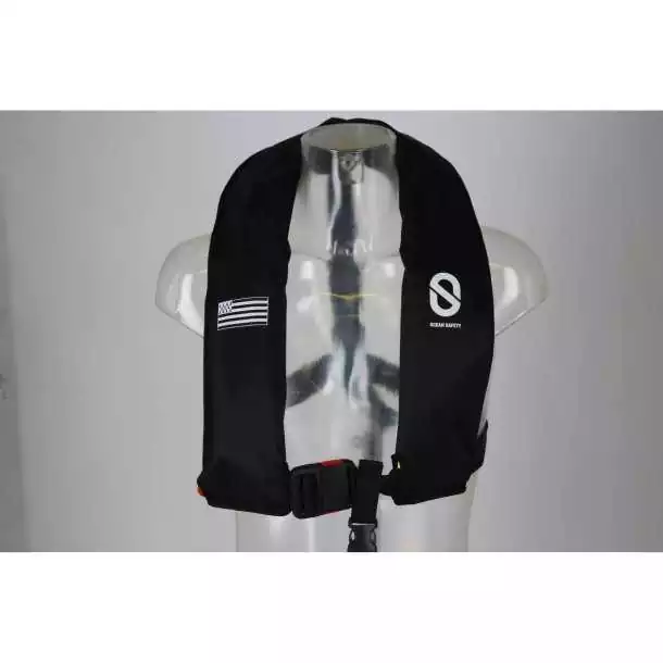 Gilet gonflable Ocean Safety XF 170N Bretagne auto Noir