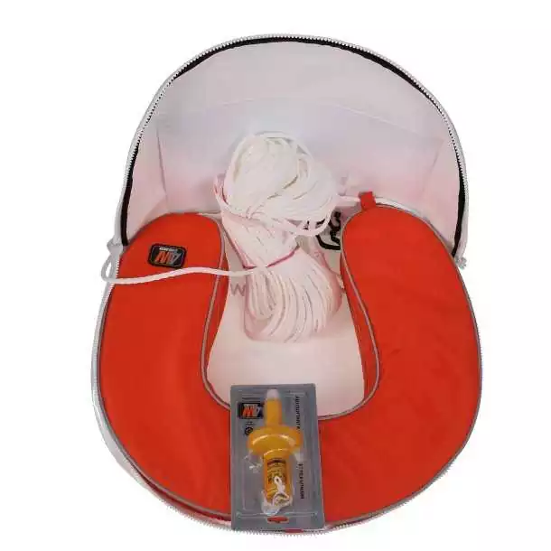 MOB BUOY blanc bouée FAC orange feu à led ligne de jet cordage flottant de 40m