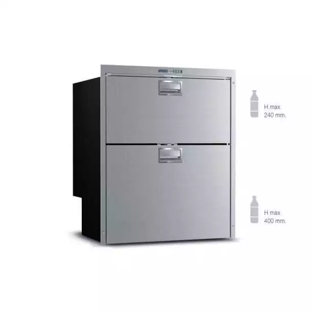 Congélateur réfrigérateur inox 182L SeaDrawer DW 210 DTX OCX1 12/24V