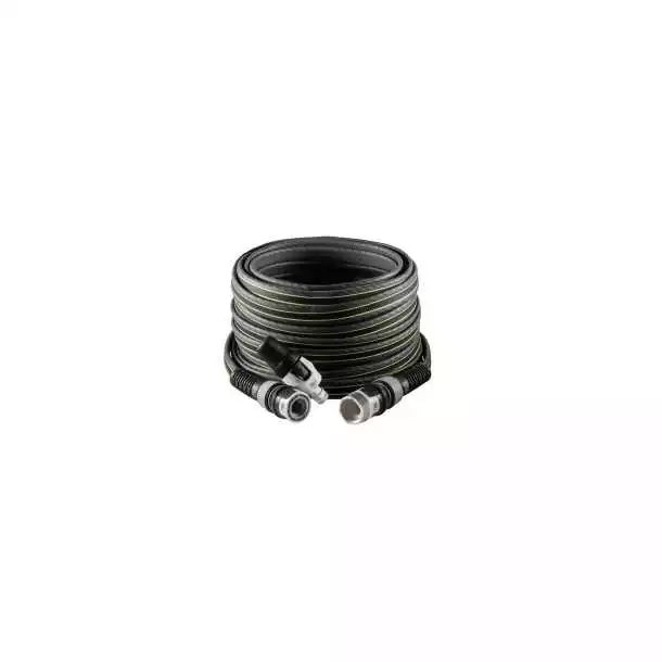 Tuyau de lavage Force diamètre 15mm gris-lime + pistolet et raccords tuyau 30m