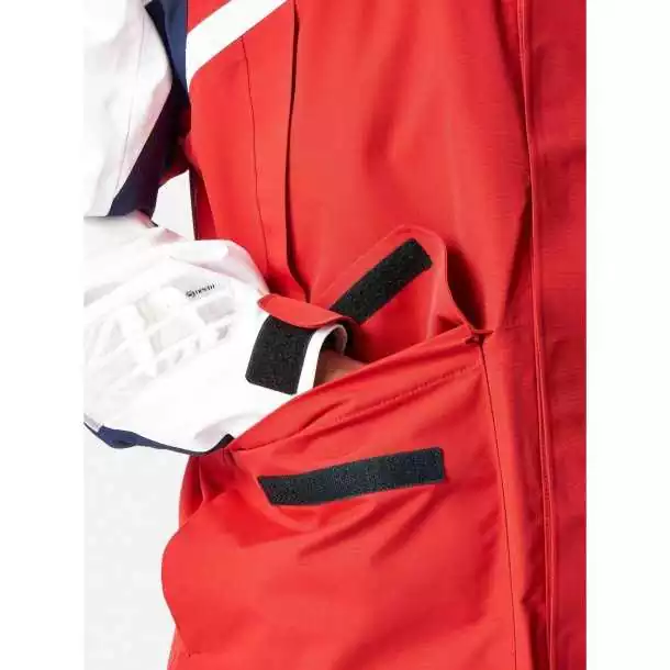 Veste Henri Lloyd homme Biscay rouge