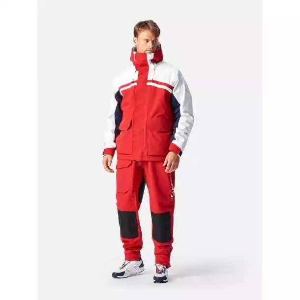 Veste Henri Lloyd homme Biscay rouge
