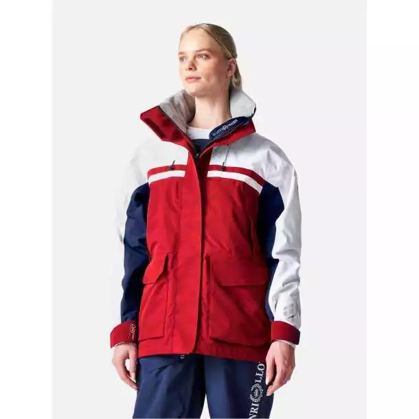 Veste Henri Lloyd femme Biscay rouge