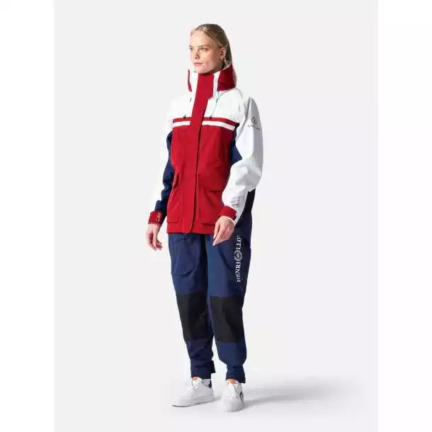 Veste Henri Lloyd femme Biscay rouge