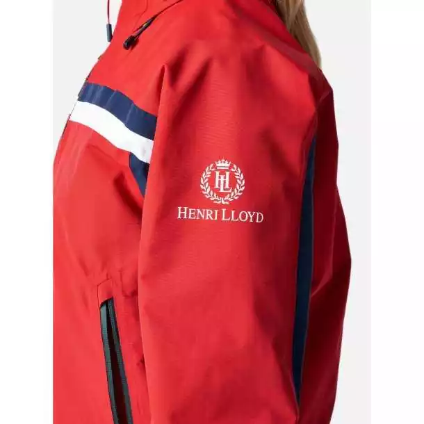Veste de navigation femme rouge Henri Lloyd
