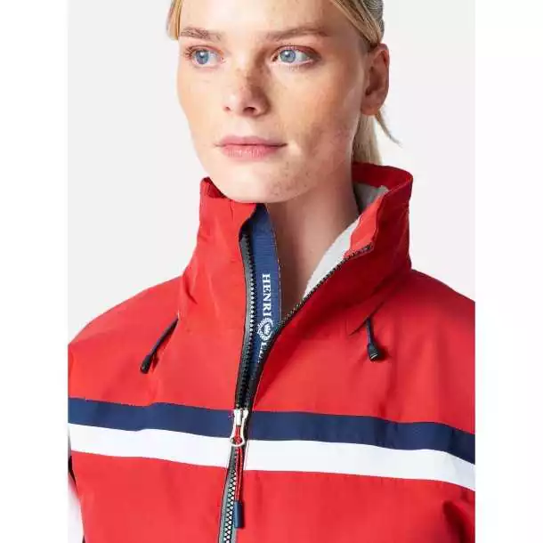 Veste de navigation femme rouge Henri Lloyd