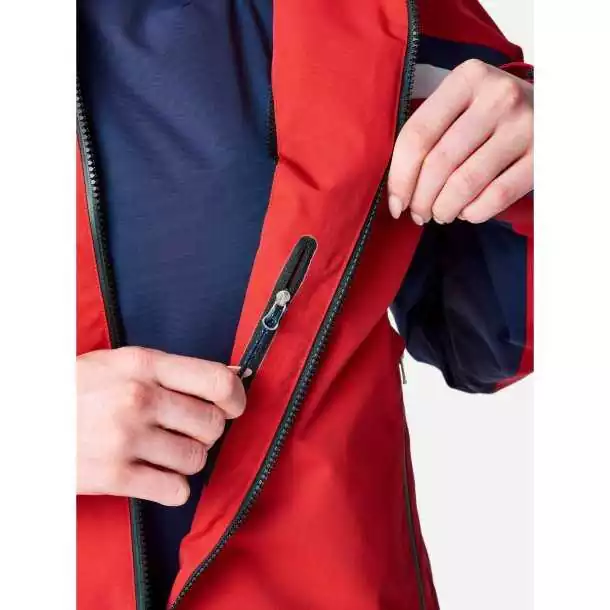Veste de navigation femme rouge Henri Lloyd