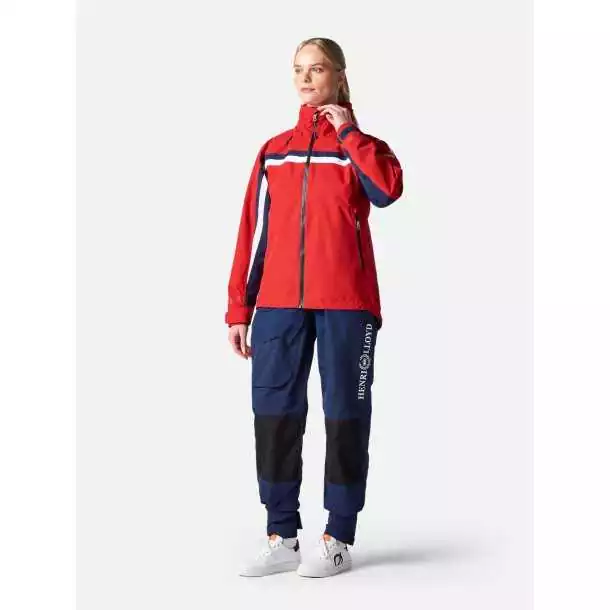 Veste de navigation femme rouge Henri Lloyd