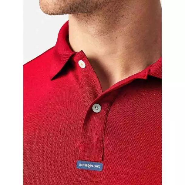 Polo Dri-Fast homme rouge Henri Lloyd