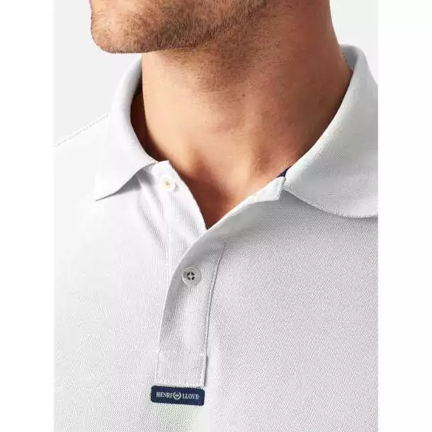 Polo Dri-Fast homme blanc Henri Lloyd