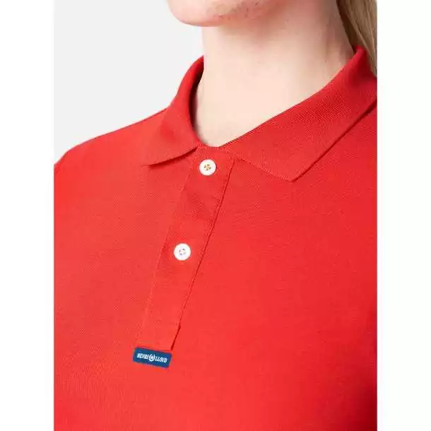 Polo Dri-Fast femme rouge Henri Lloyd