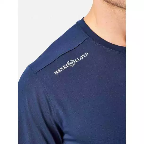 T-shirt Dri-Fast LS bleu Henri Lloyd