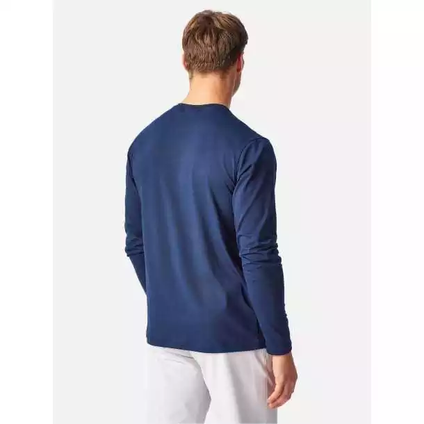 T-shirt Dri-Fast LS bleu Henri Lloyd