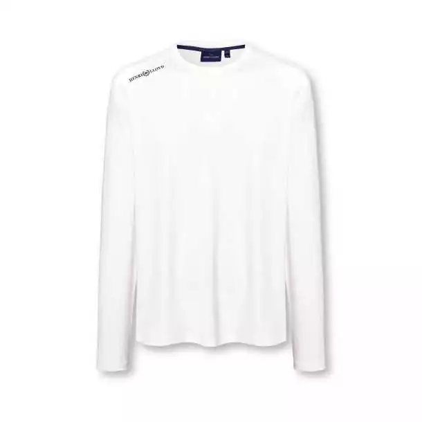 T-shirt Dri-Fast LS blanc Henri Lloyd