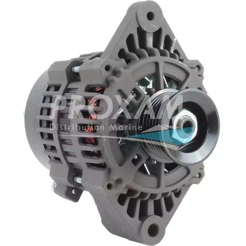 AlternateurCrusader PCM Indmar V8 12V 70A poulie 6 pistes diamètre 66mm
