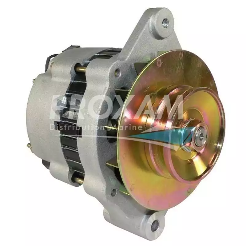 Alternateur Volvo 12V 65A poulie 1 gorge diamètre 73mm