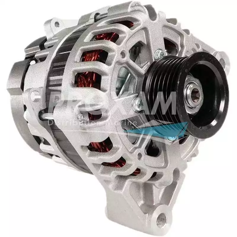 Alternateur Volvo 12V 75A poulie 6 pistes diamètre 50mm 3862613 3862665 3884950
