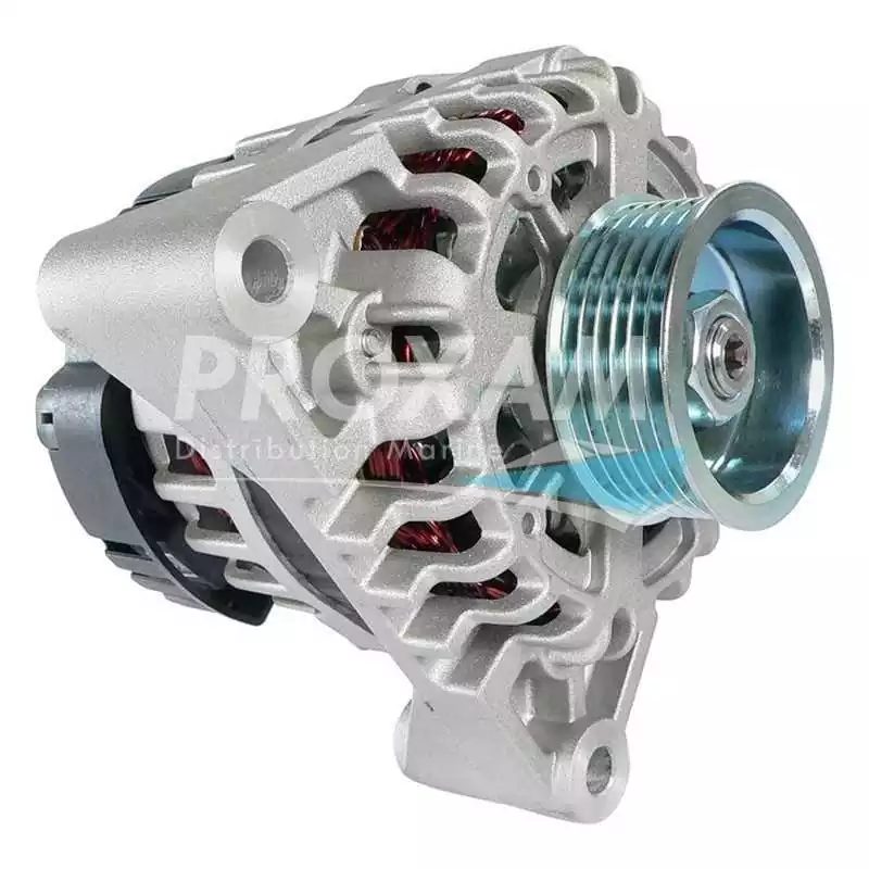 Alternateur Volvo 12V 75A 3.0G 4.3G 5.7G poulie 6 pistes diamètre 63mm 3862665 872235
