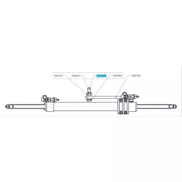 Vis fixation 44mm VHM226 pour moteurs suzuki