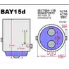 Douille seule BAY15D