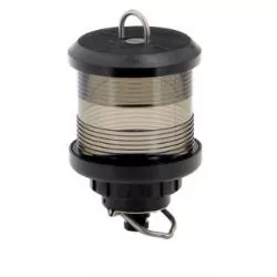 Feu tout horizon blanc hissage possible boitier noir ampoule non fournie