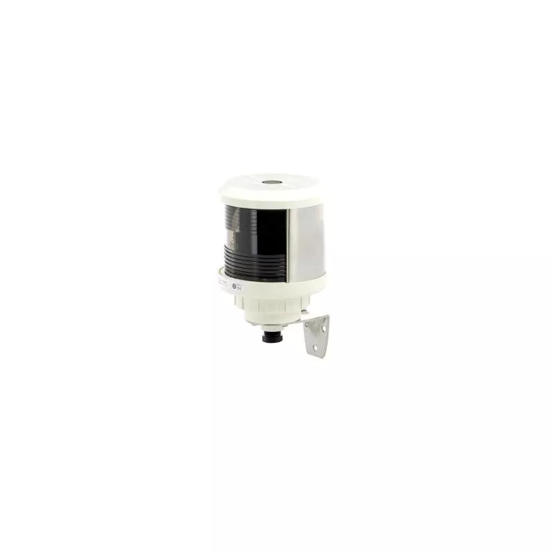 Feu de poupe 25W montage latéral boitier blanc ampoule non fournie