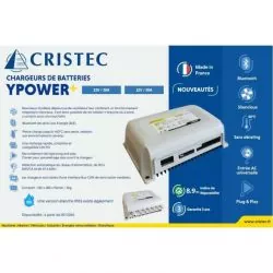 Chargeur YPOWER+ 12V – 30A – 4 sorties auto – Bluetooth – CANbus