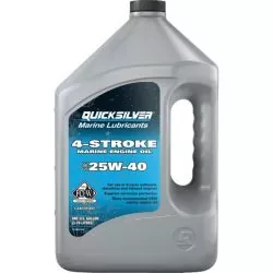 Huile marine Quicksilver 4T minérale FCW 25W40 4L