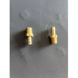Raccord essence laiton 1/4" tuyau 9,5mm