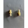 Raccord essence laiton 1/4" tuyau 9,5mm