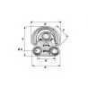 Cadène articulée diamètre 8mm Longueur 50mm Largeur 59mm Hauteur 35mm 