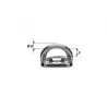 Cadène articulée diamètre 8mm Longueur 50mm Largeur 59mm Hauteur 35mm 
