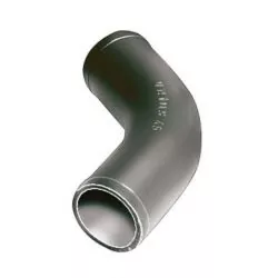 Coude plastique échappement courbure 60 degres diamètre 75mm pour tuyau d'échappement