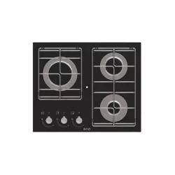 Table encastrable gaz Masterglass 3 feux en verre 4,4 x 44,5 x 36,5cm