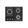 Table encastrable gaz Masterglass 3 feux en verre 4,4 x 44,5 x 36,5cm