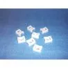 100 Embases adhésives Colring 30 x 25 mm pour colliers largeur maxi 4,6 mm