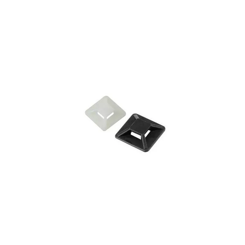 100 Fixations attache rapide largeur jusqu'à 6,4mm dimension 30 x 30mm