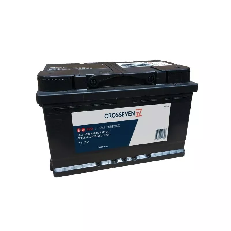 Batterie 12V PRO 72A dimensions 278 X 175 X 175mm