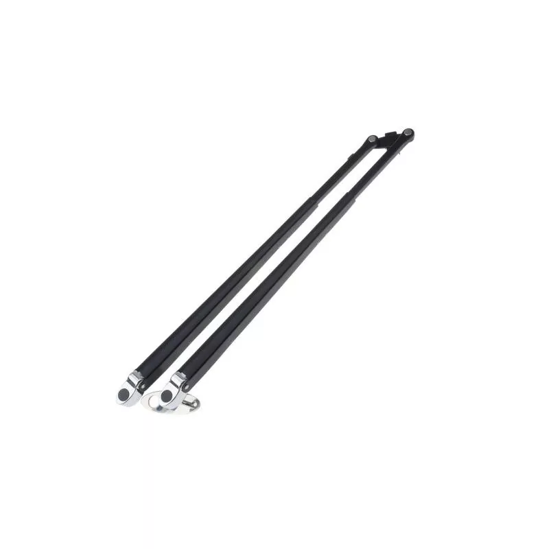 Bras essuie-glace pantographe inox noir 470/750mm W38